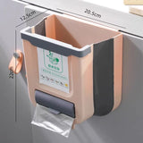 Kitchen Folding Trash Can Wall Mounted Trash Can Kitchen Cabinet Door Mounted Trash Can Folding Trash Can for Vehicles