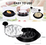 Upgraded Chicken Shredder with Transparent Cover, Large Non-Slip Blade for Meat & Vegetables, Easy to Clean Kitchen Tools