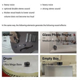 Bone Conduction Speaker Wireless Bluetooth-Compatible TWS Stereo Dual Sound Audio Box Mini Humbird Speaker with Call FM Radio