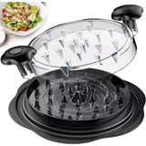 Upgraded Chicken Shredder with Transparent Cover, Large Non-Slip Blade for Meat & Vegetables, Easy to Clean Kitchen Tools
