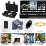 1Pcs Upgraded New Magnetic Key Holder Waterproof under Car Hide Key Box Rustproof Key Hider Multifunctional Box for Spare Box