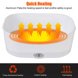 Fast Heating Food Container Dinnerware Food Warmer 12V 220V EU Plug Electric Heated Lunch Box Travel Car Work Heating Bento Box