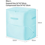 Large Compression Bag Quilt Clothes Closet Cabinet Organizer Storagepouch Ultra Space Saving Self Compression Organizer