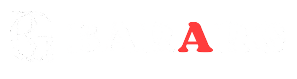 Logotipo BARARG en blanco y rojo