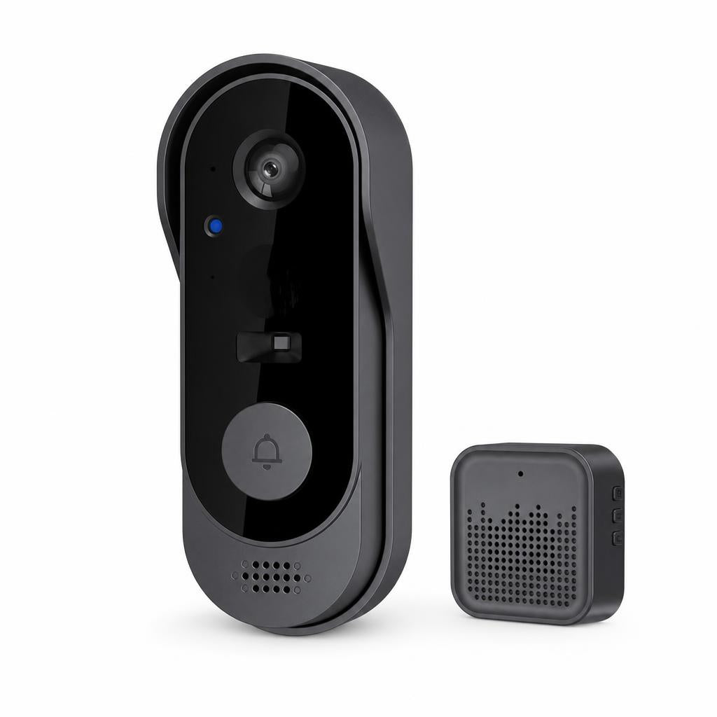 Timbre con Cámara WiFi HD y Videoportero para Exterior