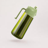 Aceitera Pulverizadora de Cristal 2 en 1, 470 ml