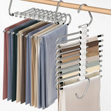 Percha Multicapa para Pantalones, 9 Niveles Antideslizante